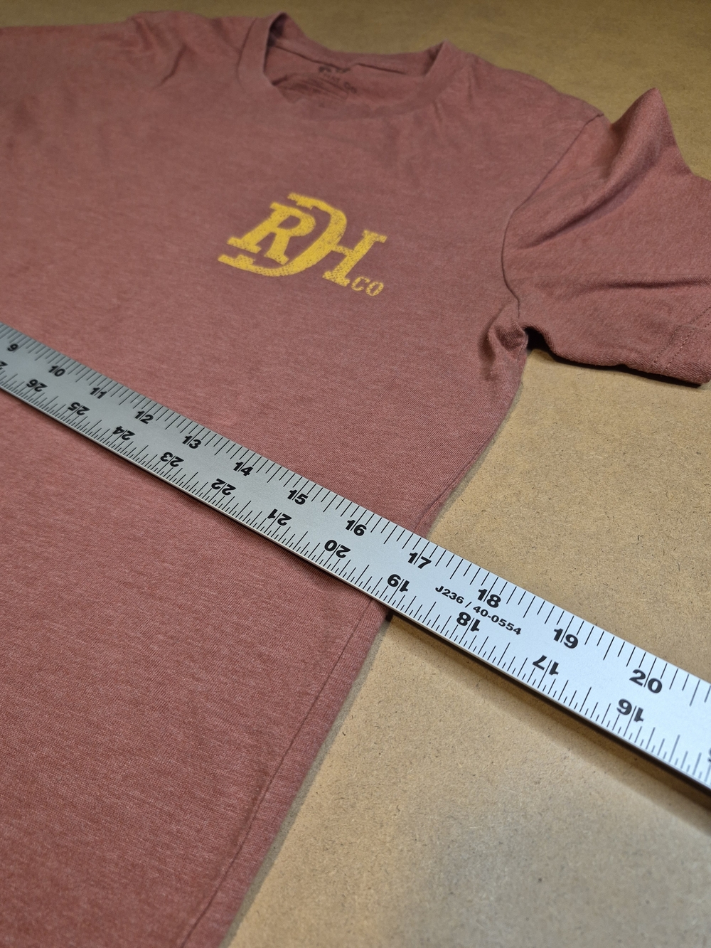 Red Dirt Hat Company Short Sleeve Tee - Dusty Maroon 4608/7 - Picture 5 of 7
